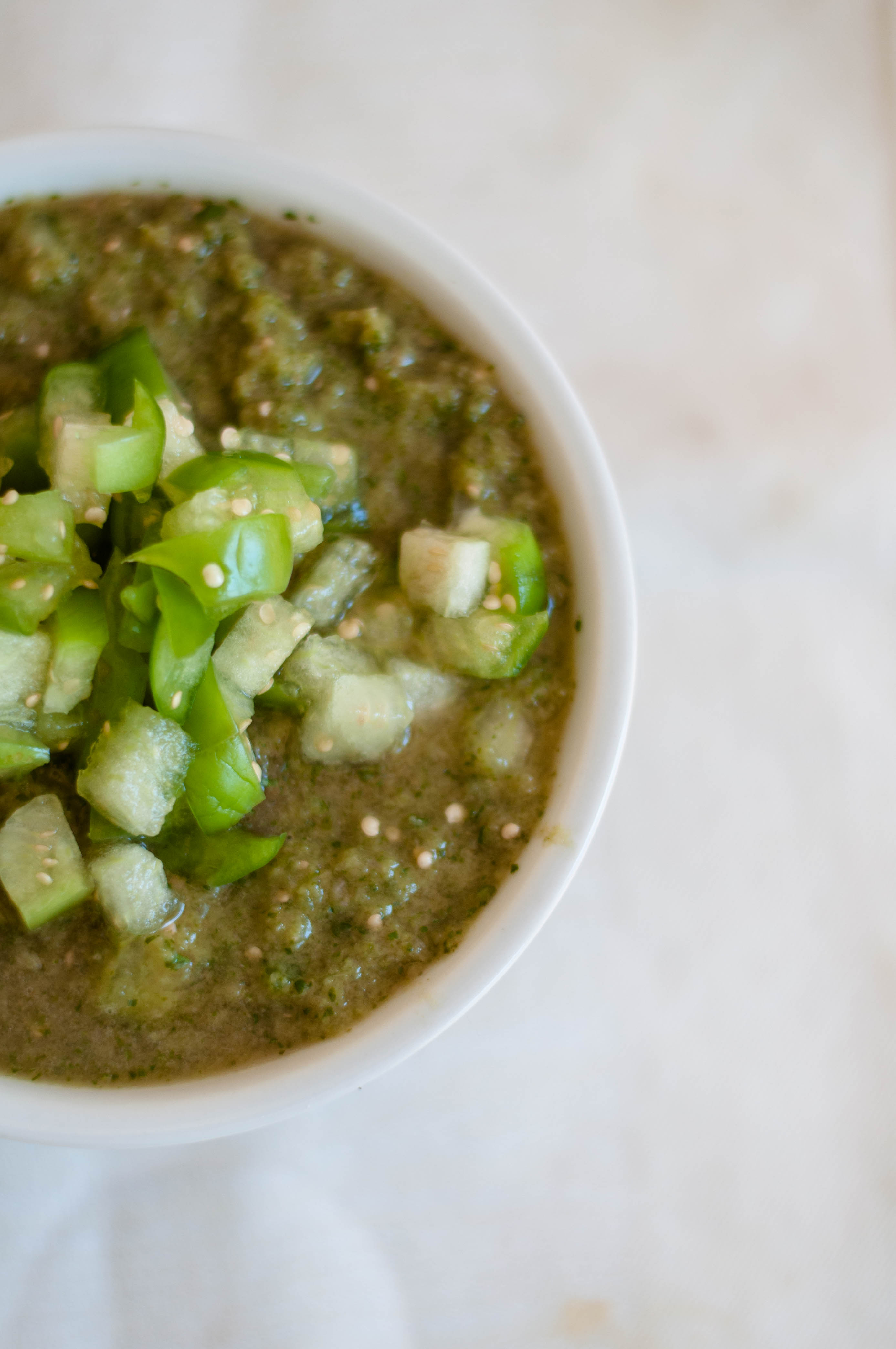 Tomatillo Salsa with Homemade Pita Chips - By The Scratch Artist