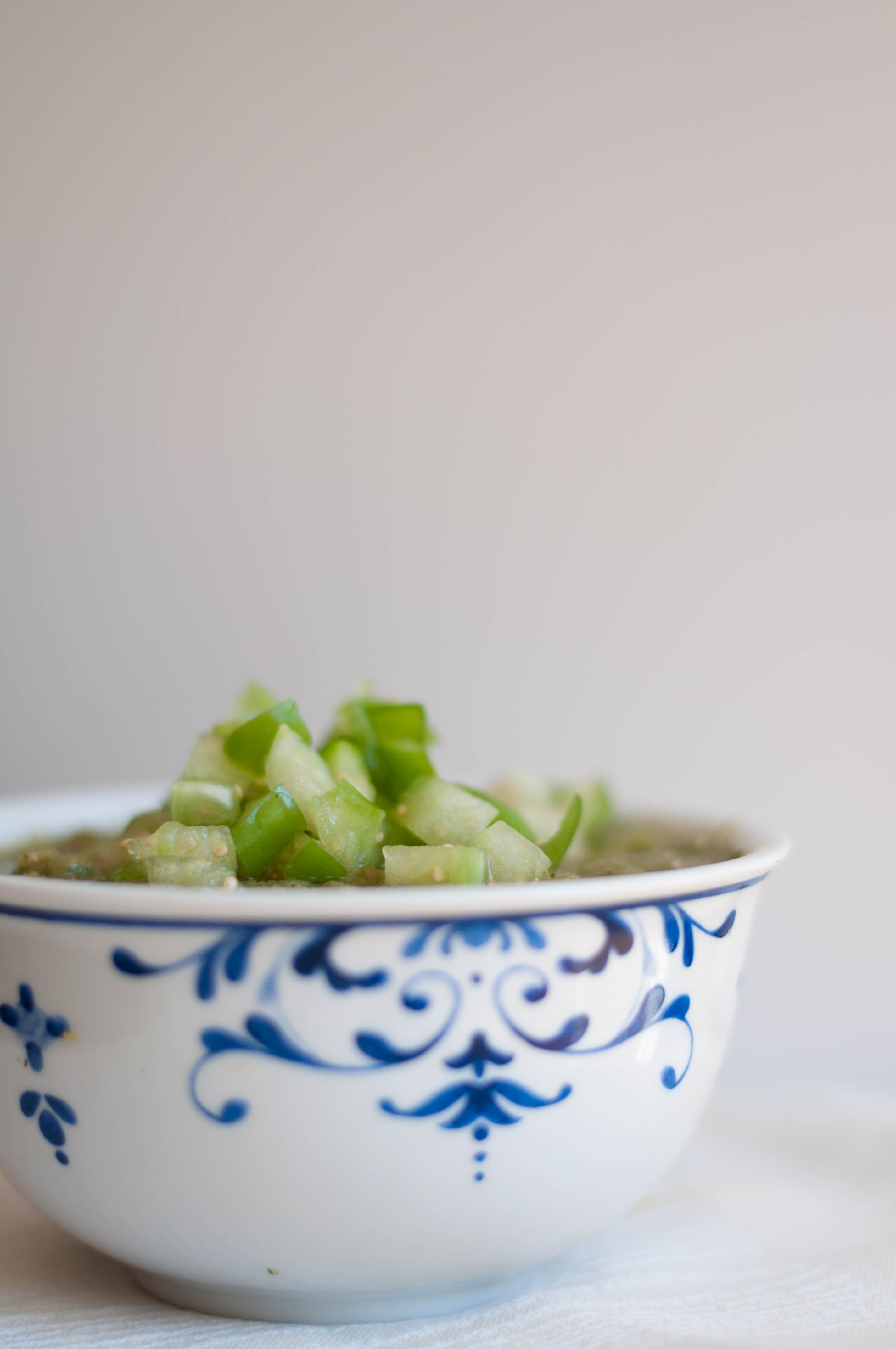 Tomatillo Salsa with Homemade Pita Chips - By The Scratch Artist