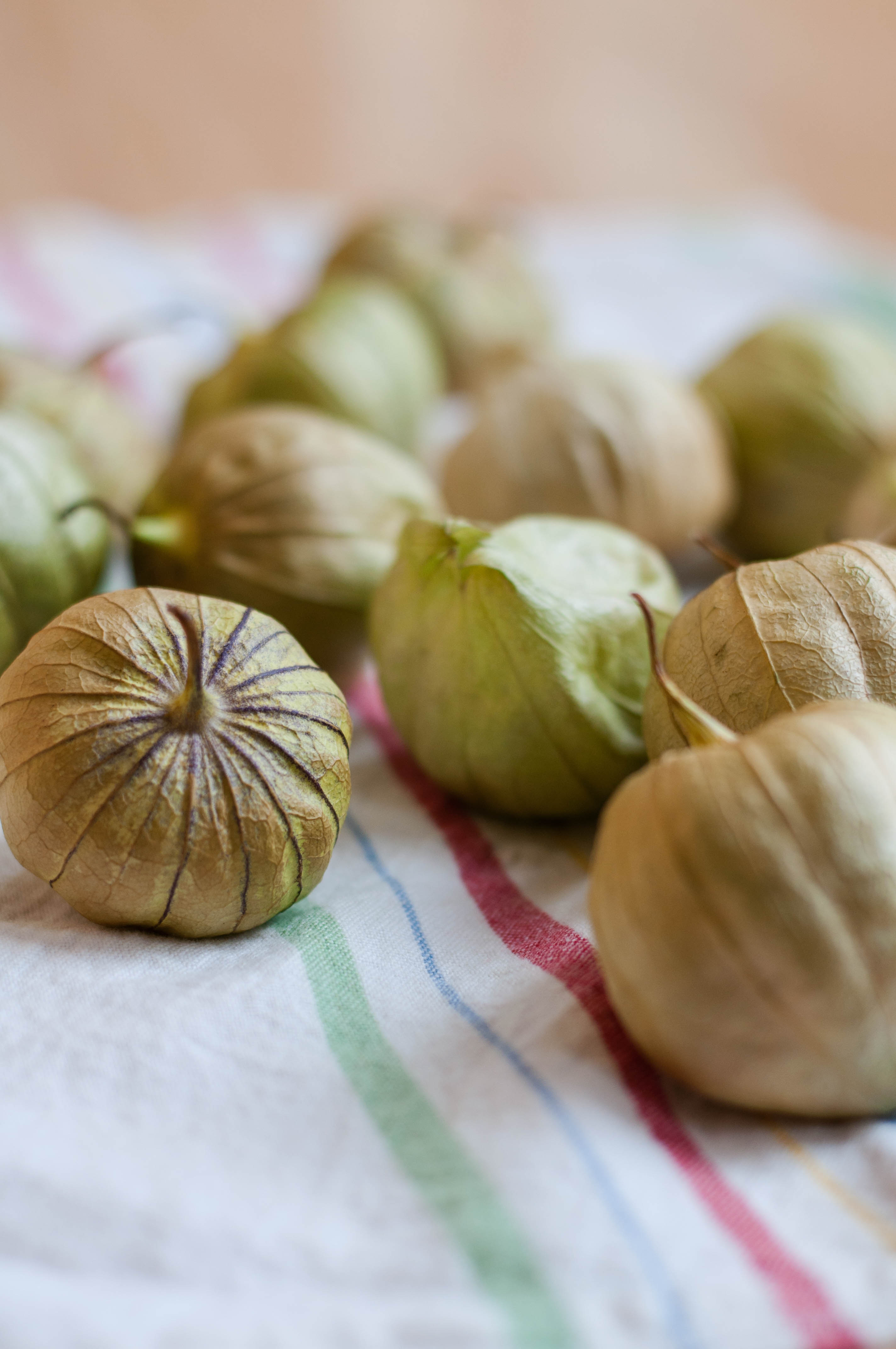 Tomatillo Salsa with Homemade Pita Chips - By The Scratch Artist