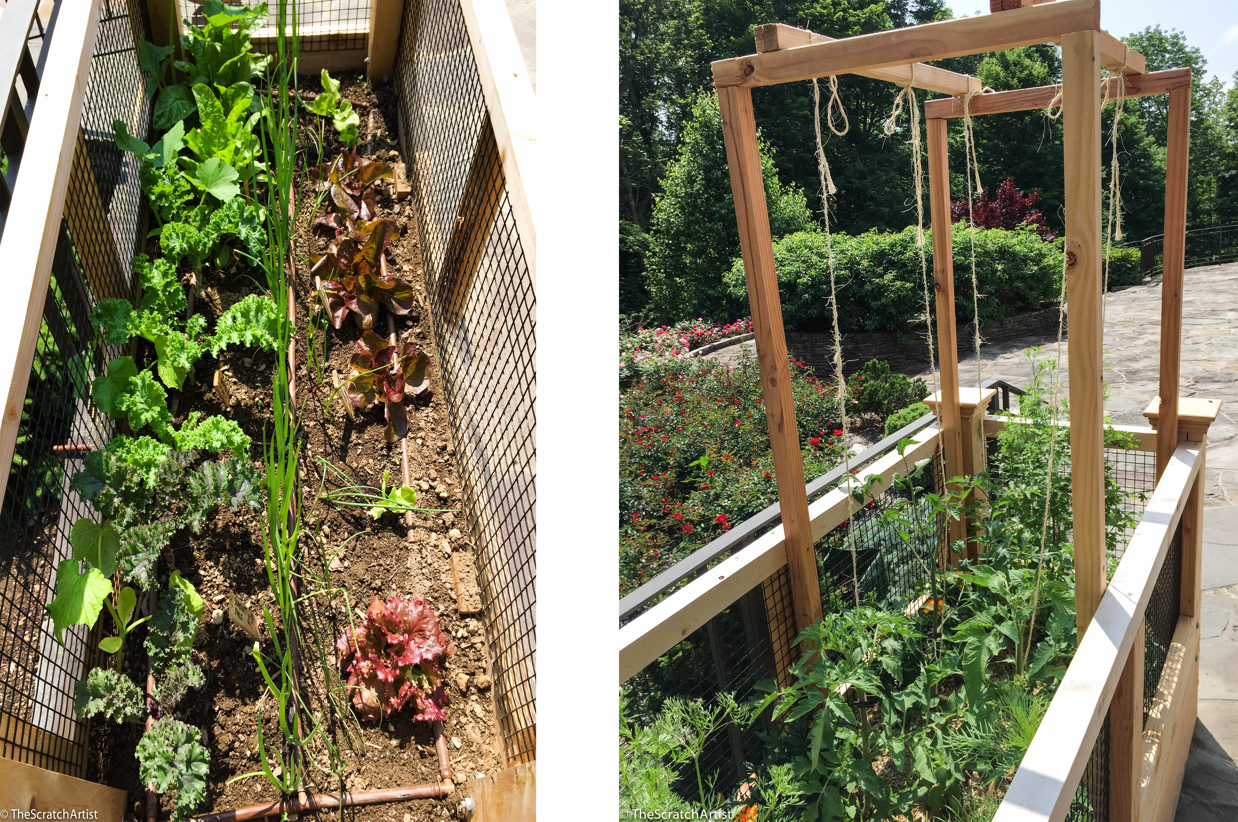 Porch Garden Beds