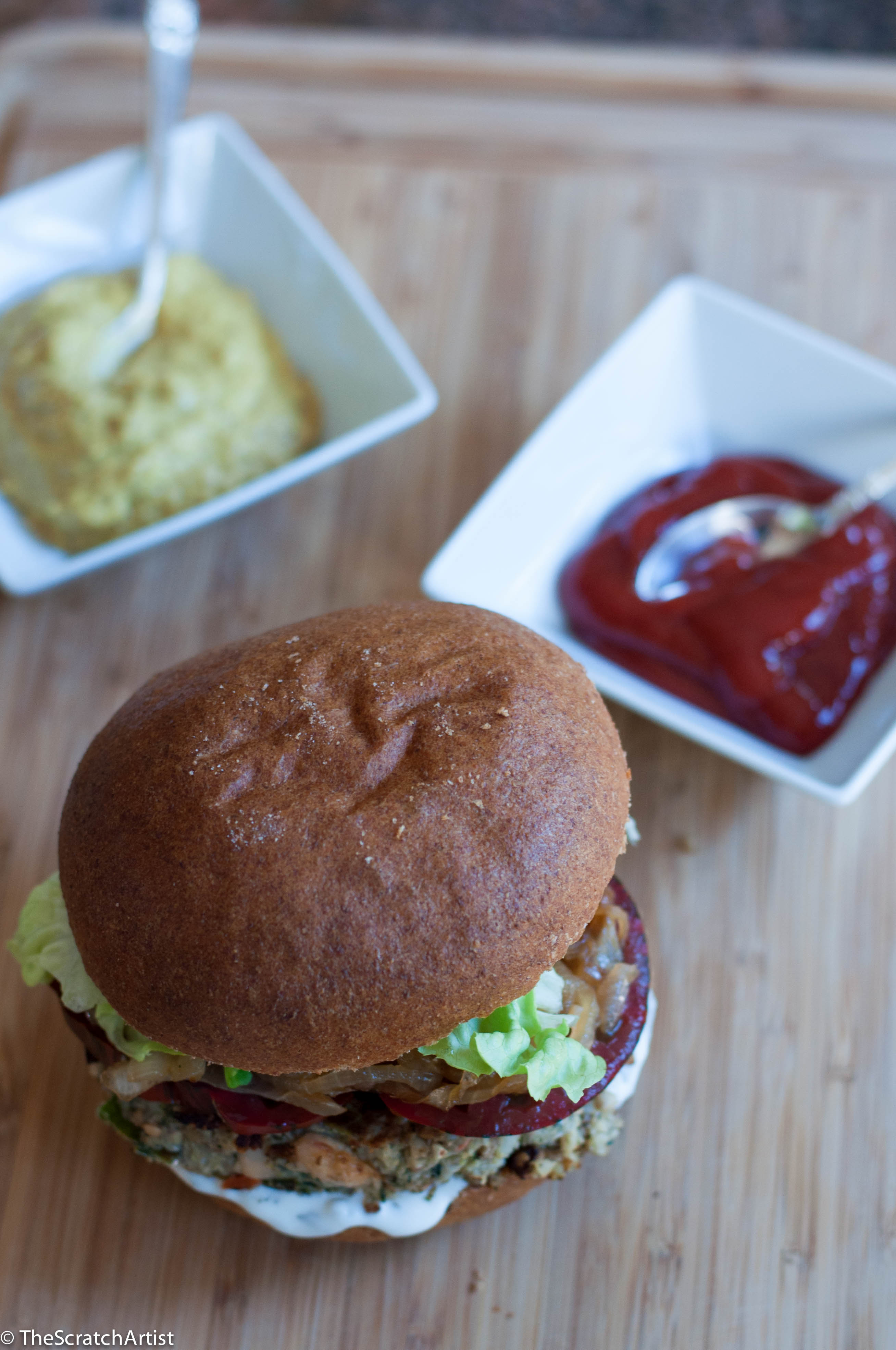 Zucchini Veggie Burger - The Scratch Artist