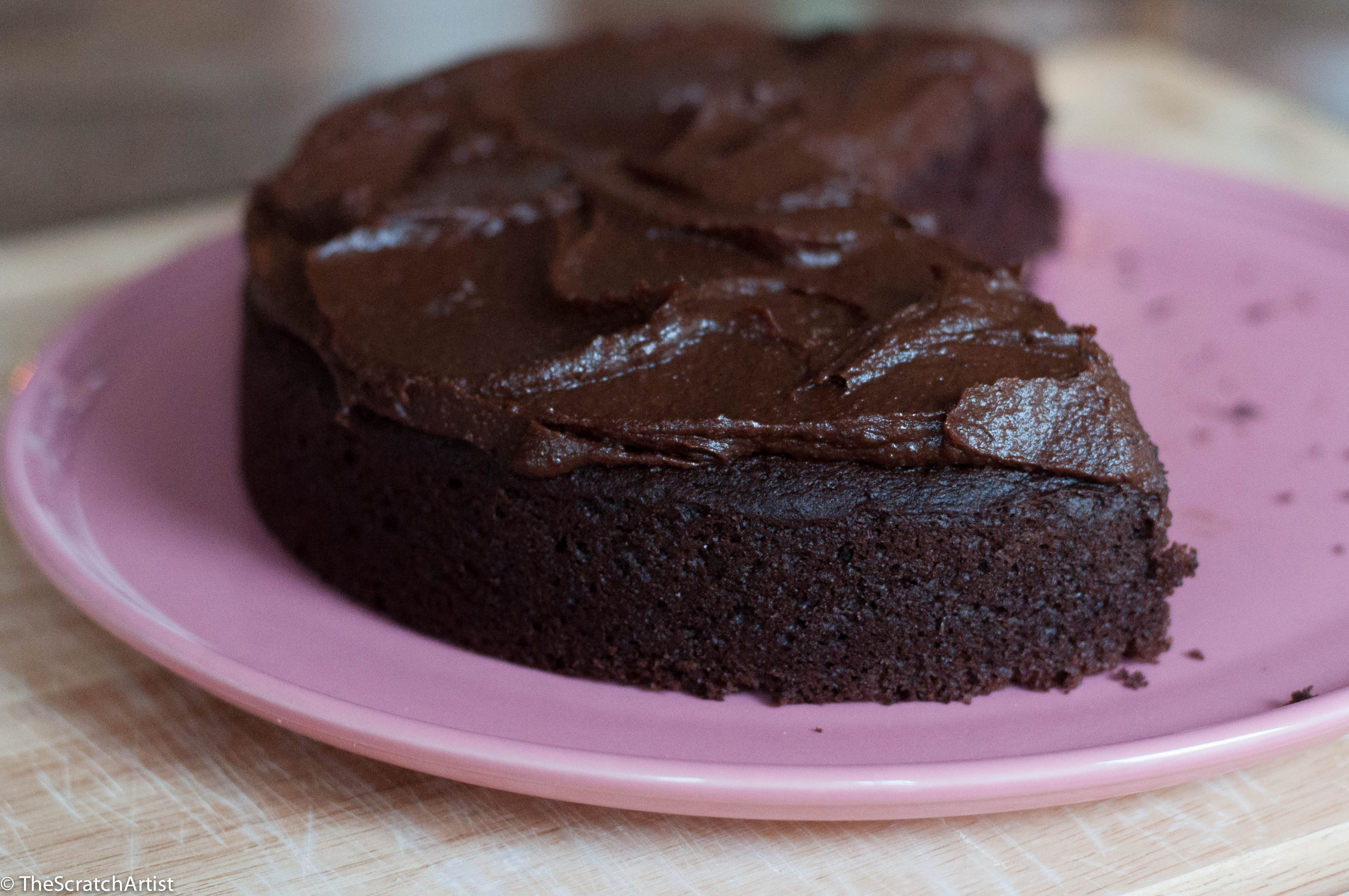 Chocolate Cake with Date Frosting - The Scratch Artist