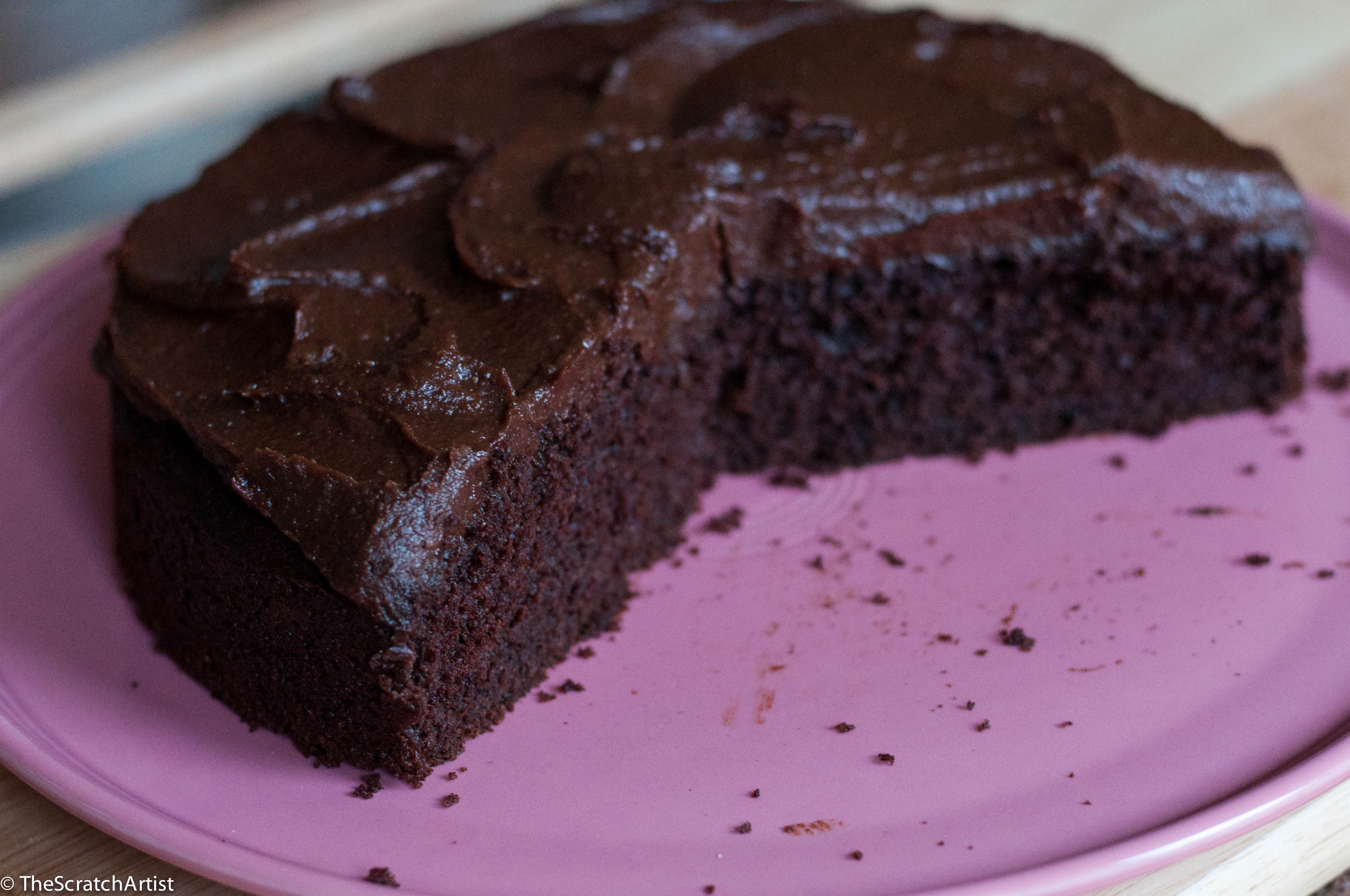 Chocolate Cake with Date Frosting - The Scratch Artist