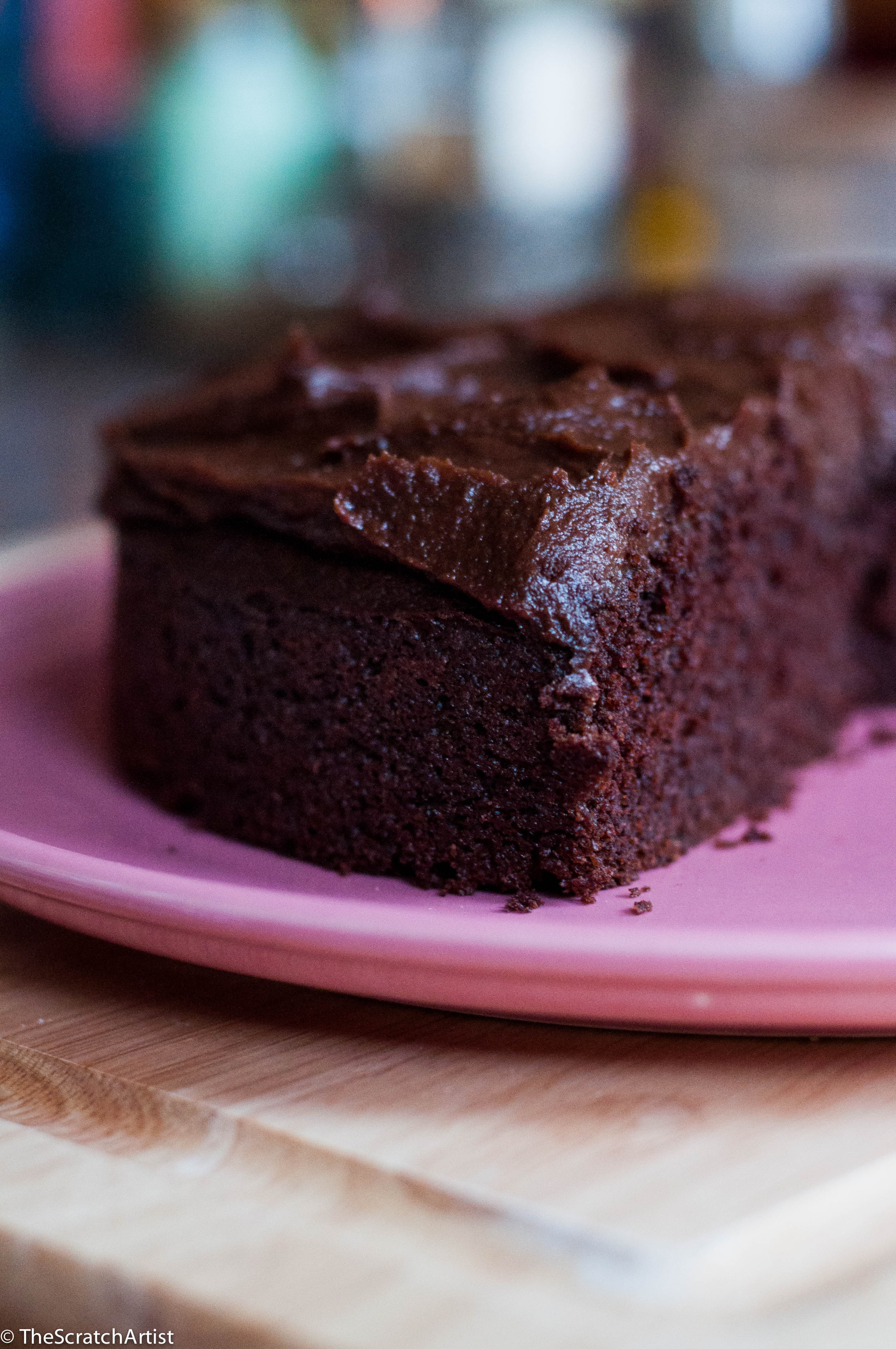 Chocolate Cake with Date Frosting - The Scratch Artist