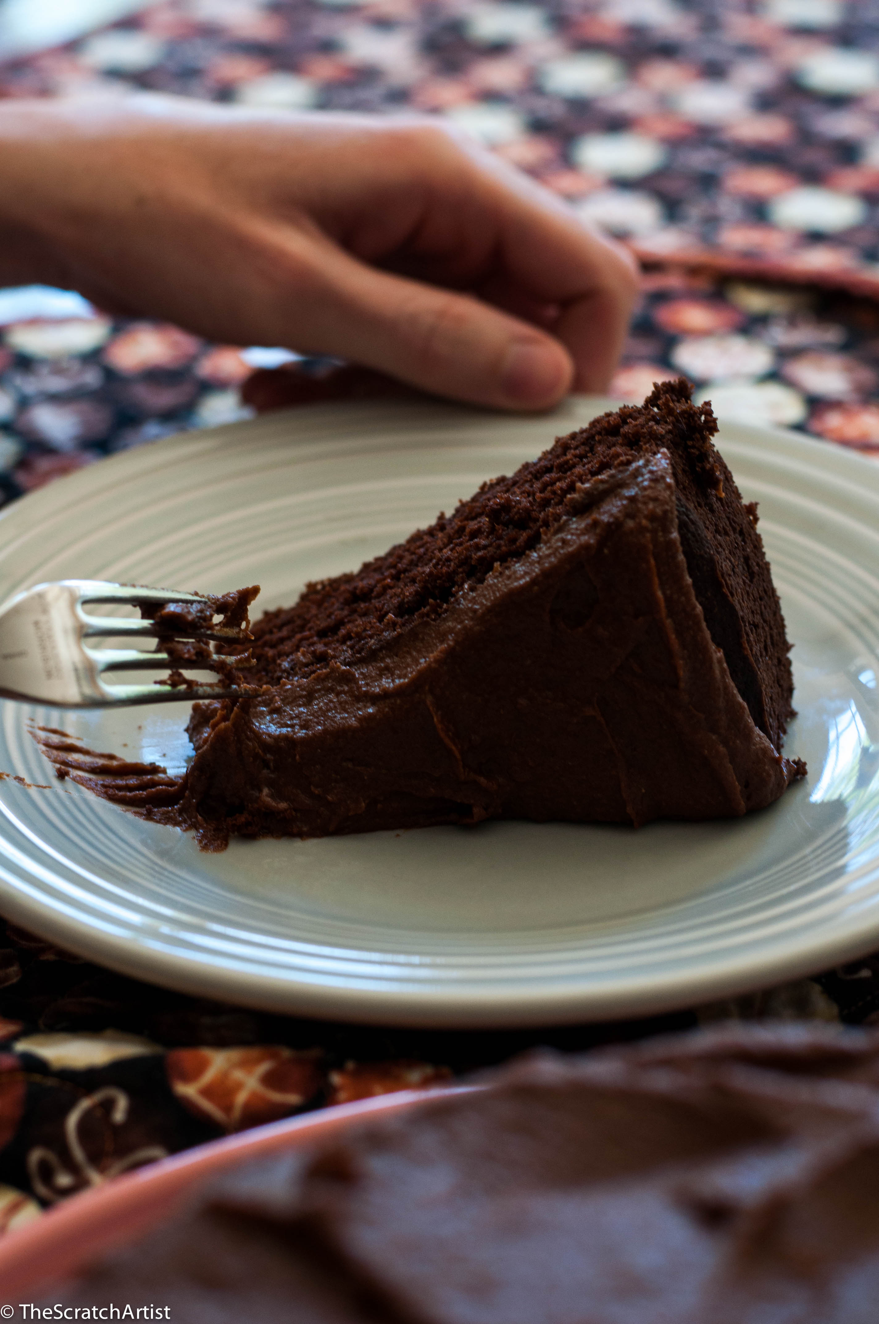 Chocolate Cake with Date Frosting - The Scratch Artist