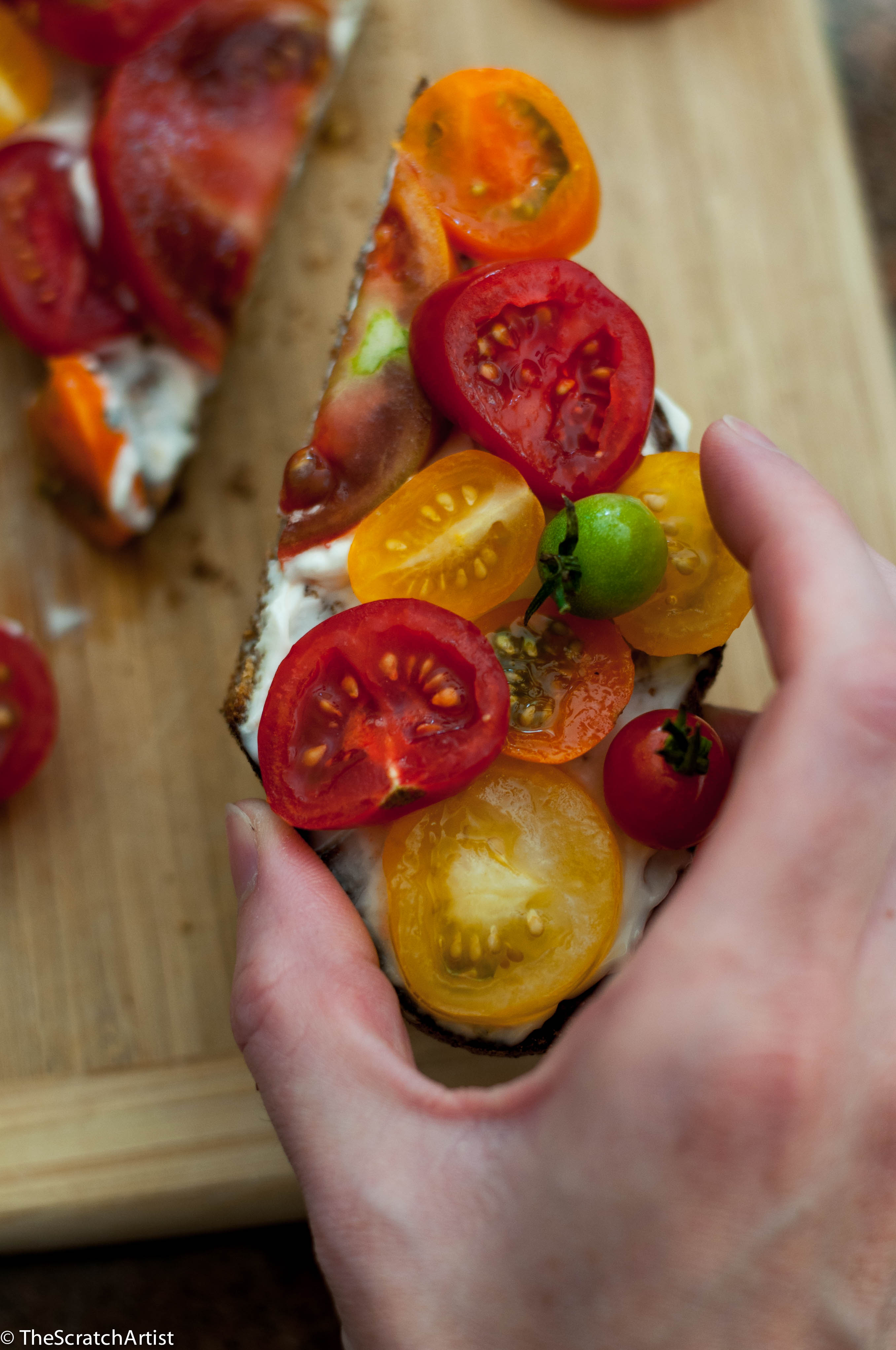 Fresh Tomato on Toast - The Scratch Artist