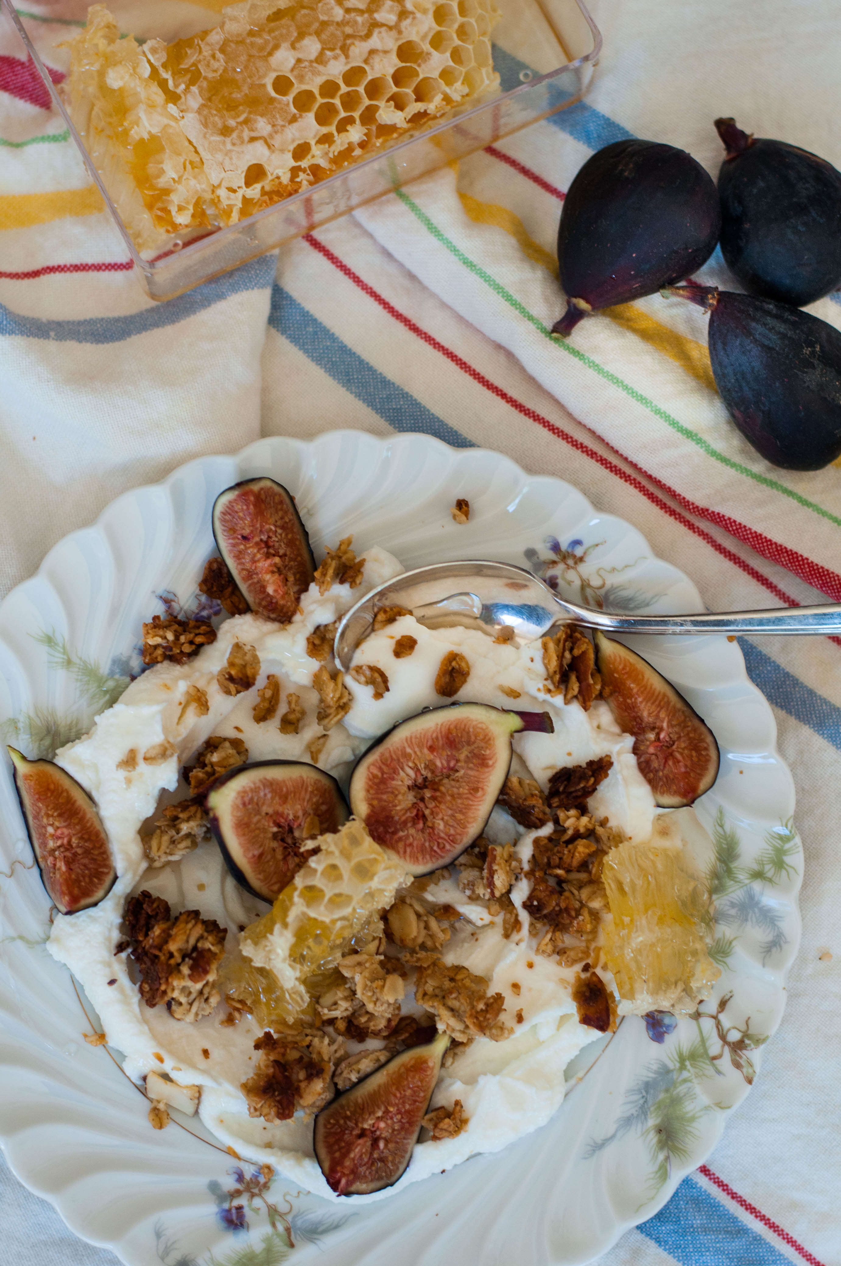 Tahini & Honey Granola with Fresh Fig Greek Yogurt - The Scratch Artist