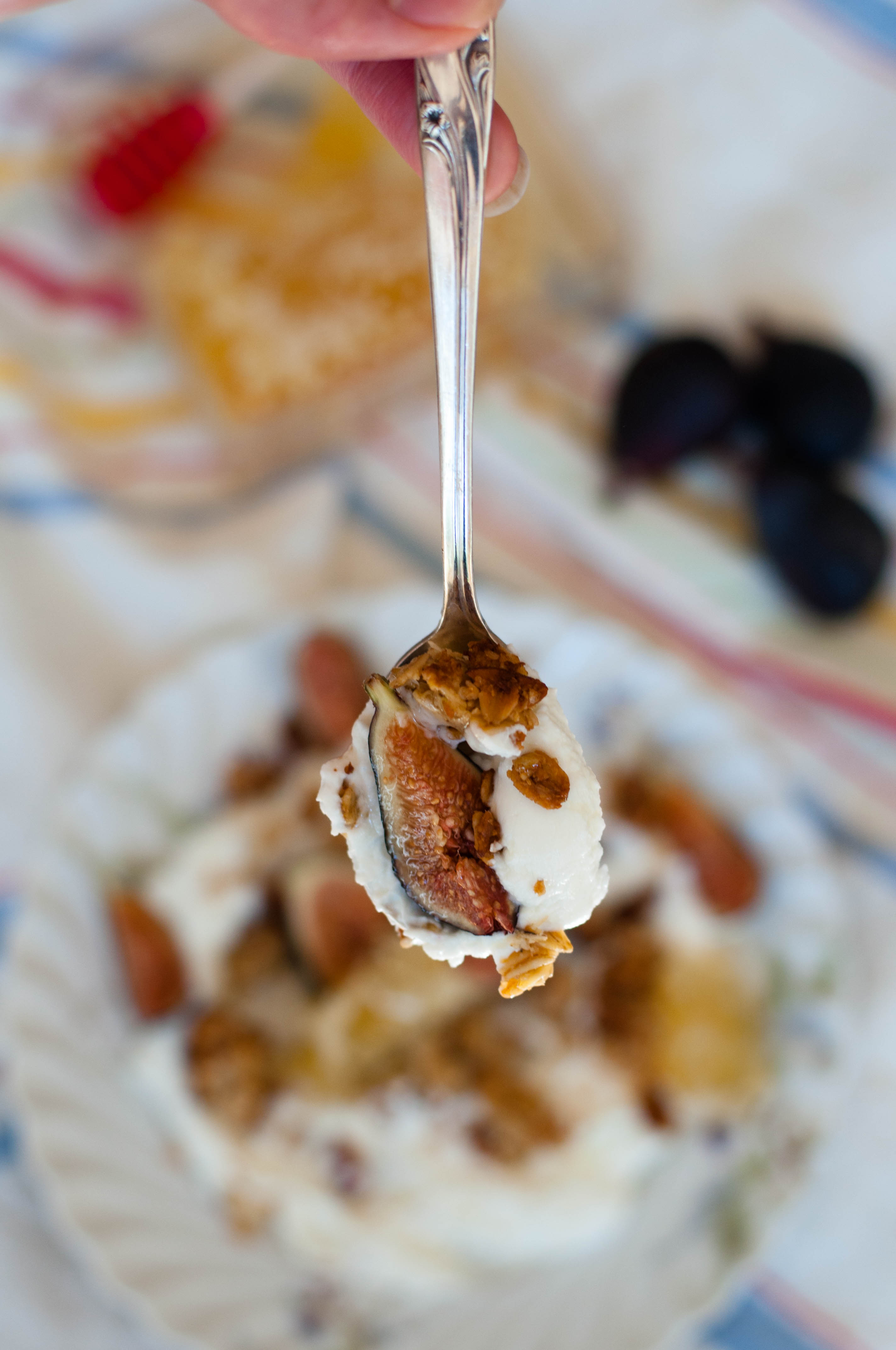 Tahini & Honey Granola with Fresh Fig Greek Yogurt - The Scratch Artist