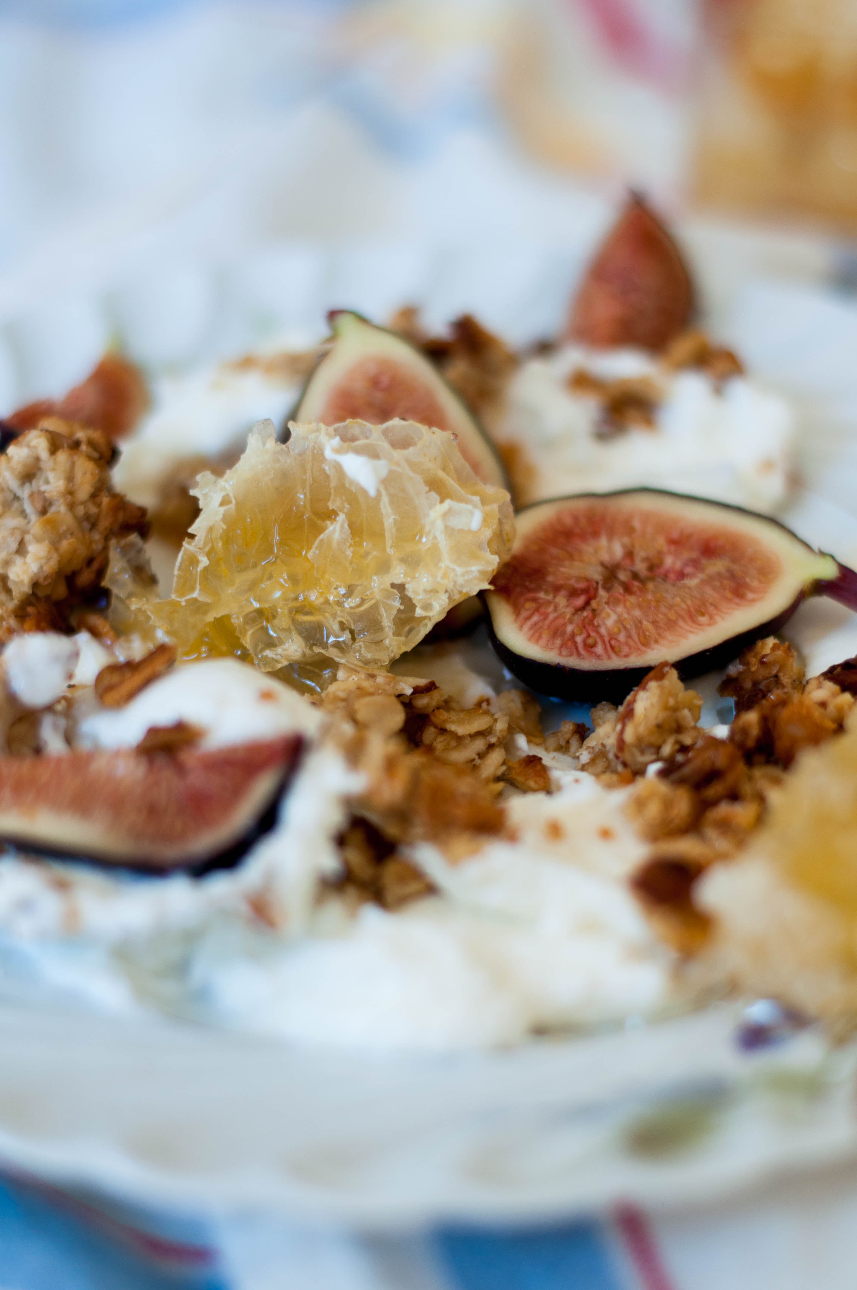 Tahini & Honey Granola with Fresh Fig Greek Yogurt - The Scratch Artist