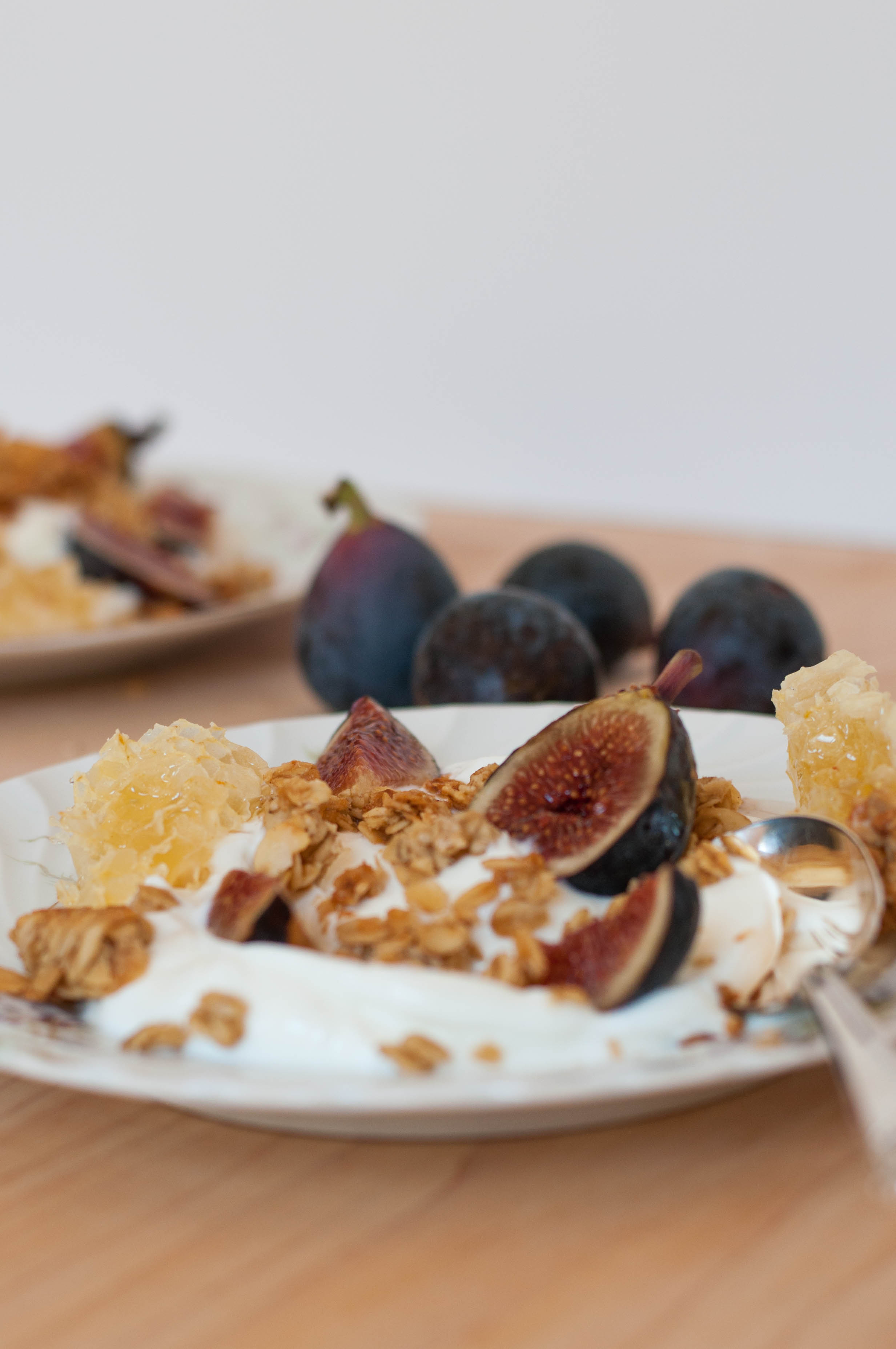 Tahini & Honey Granola with Fresh Fig Greek Yogurt - The Scratch Artist