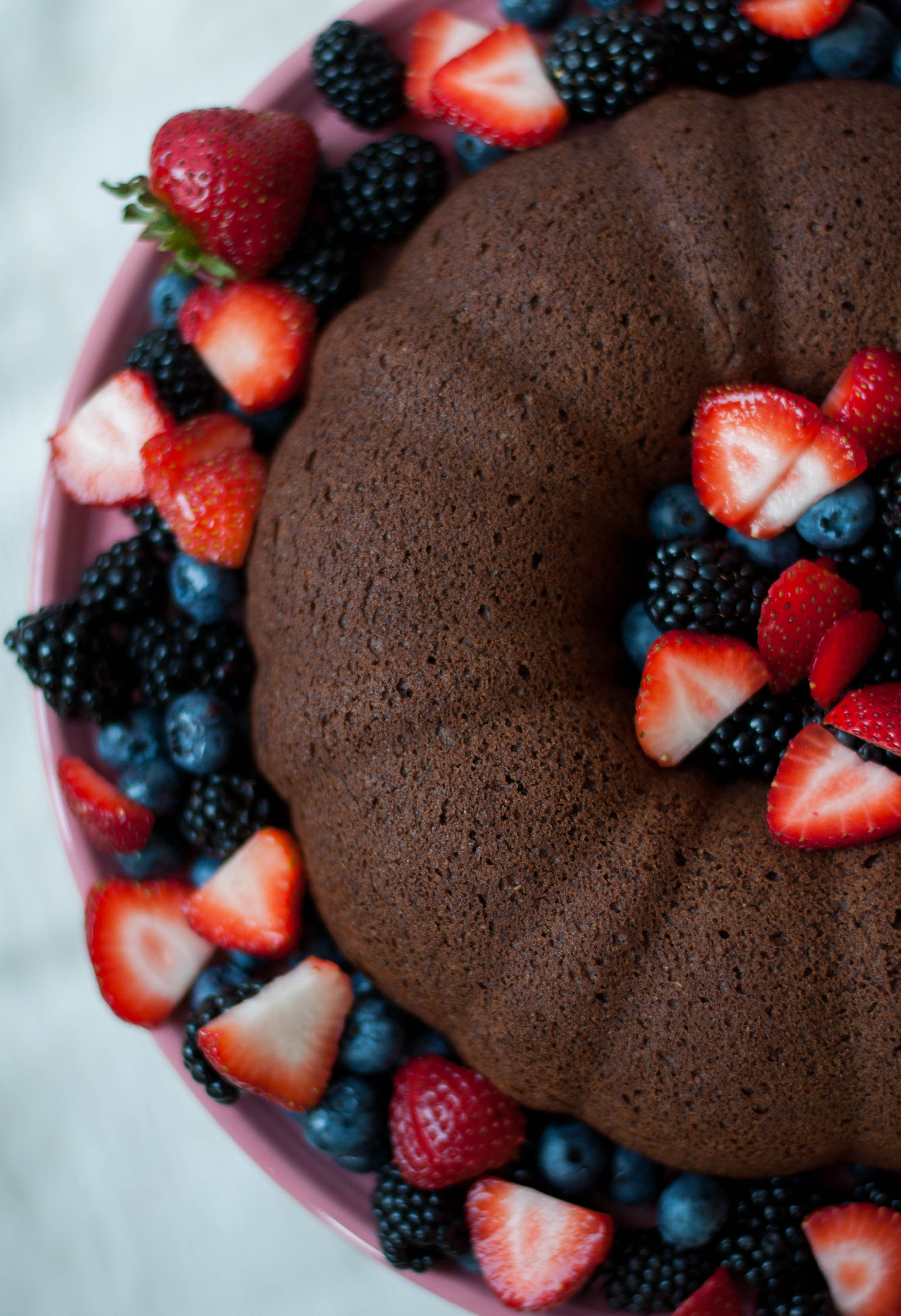 Black and Blue Bundt Cake Whole Grain - The Scratch Artist