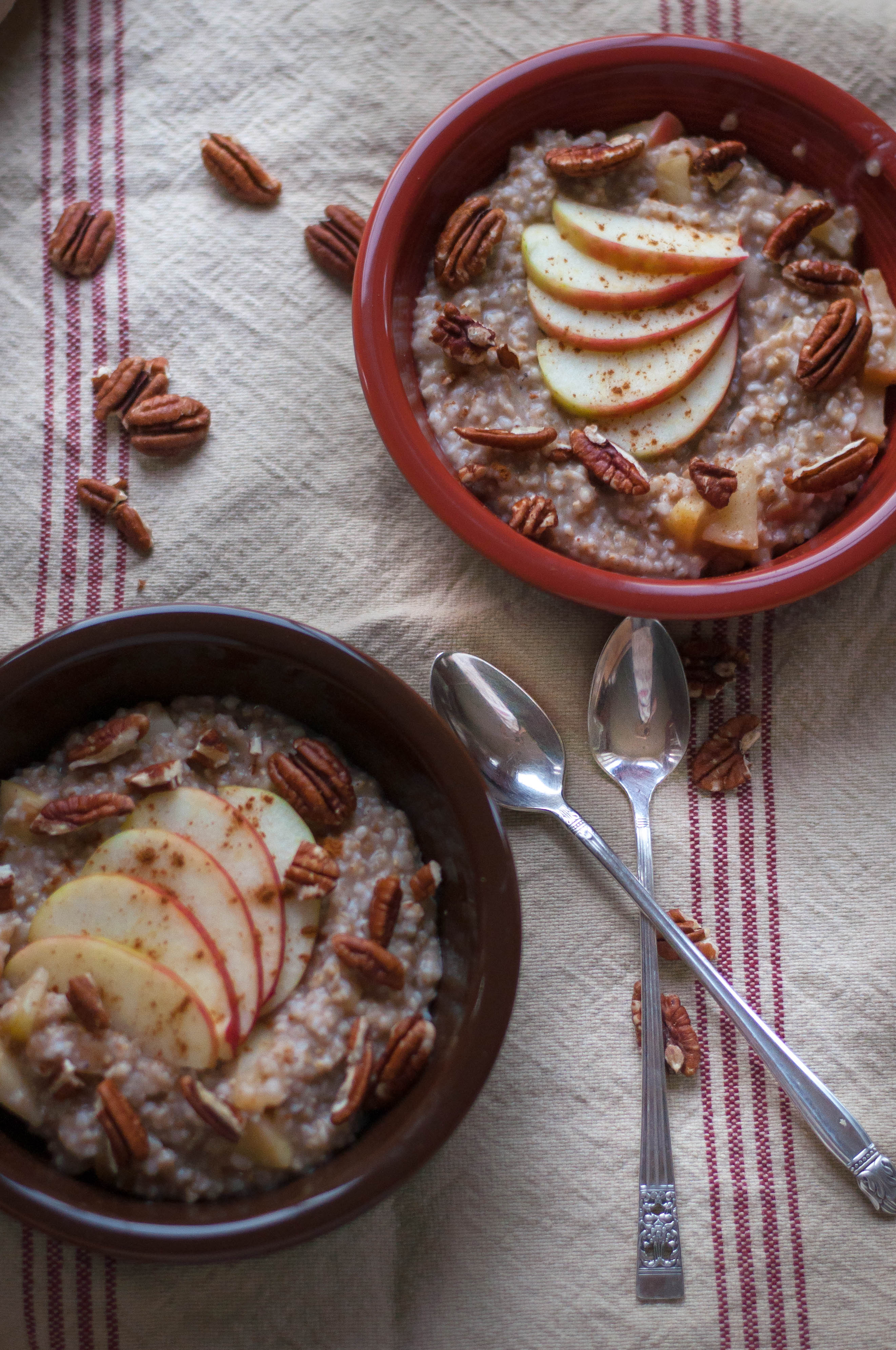 A Fall Spiced Apple & Miso Oatmeal - The Scratch Artist