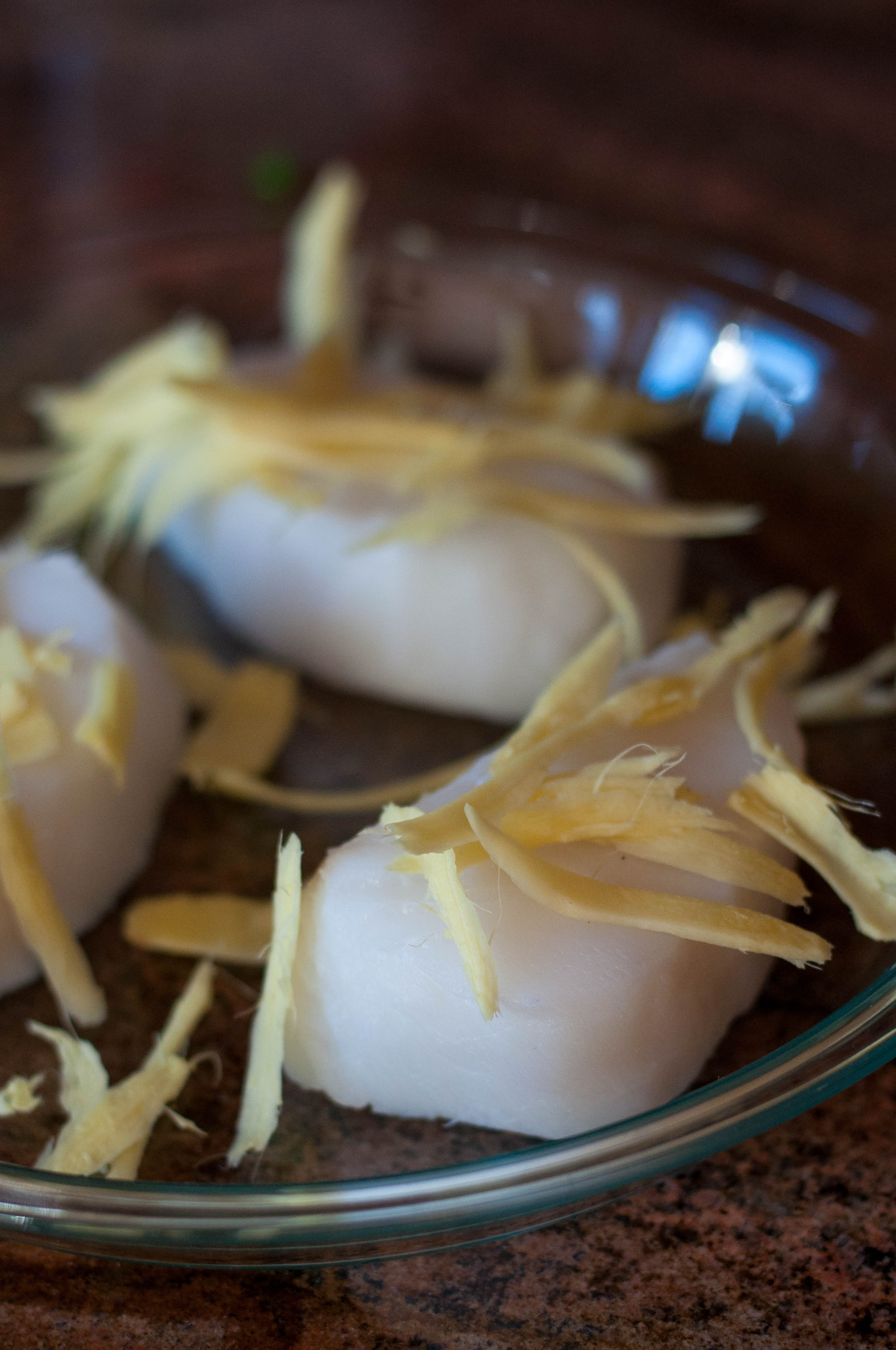 Ginger Steamed Cod with Stir Fried Salad - The Scratch Artist