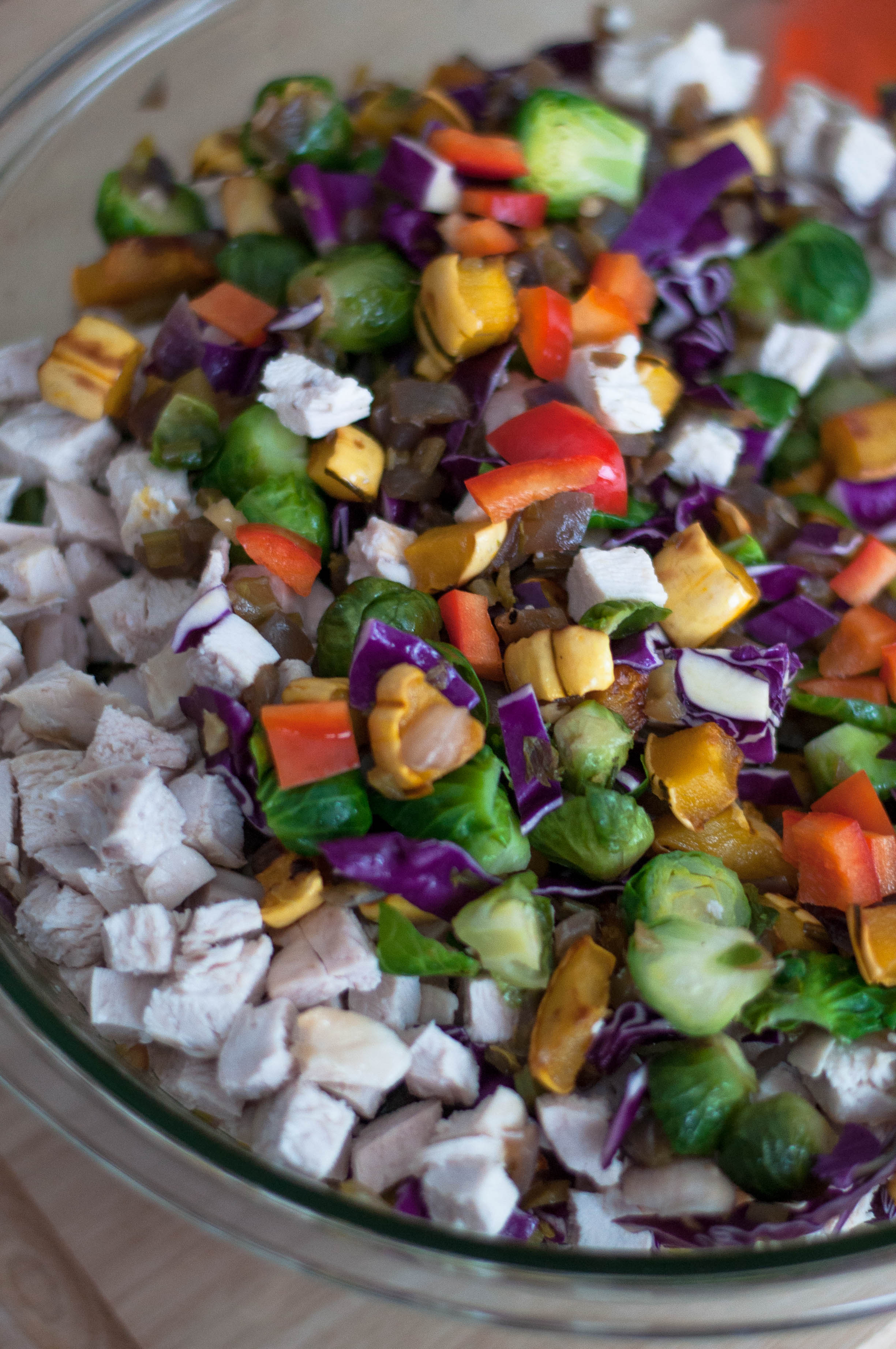 Rainbow Chicken Salad Soft Tacos - The Scratch Artist