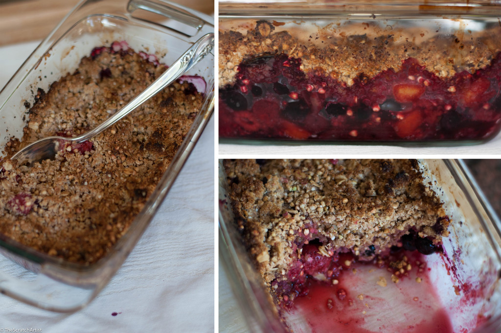 Summer Mixed Berry Crumble (Gluten Free)