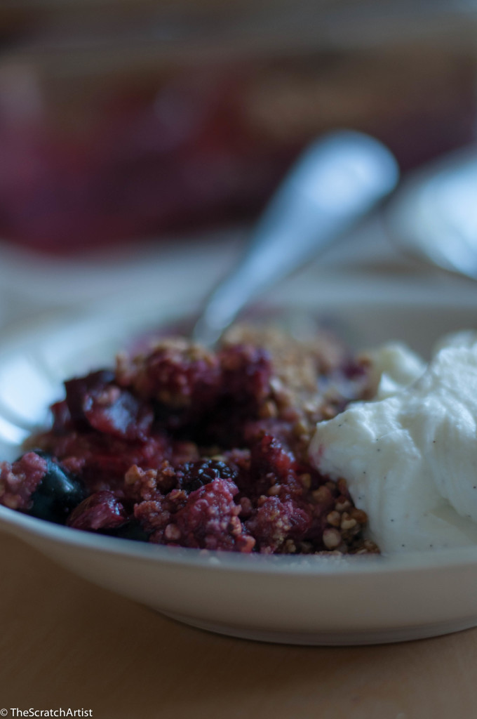 Summer Mixed Berry Crumble (Gluten Free)